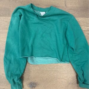 Aritzia crop sweatshirt